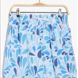 Volley Blue & White Abstract Swim Shorts